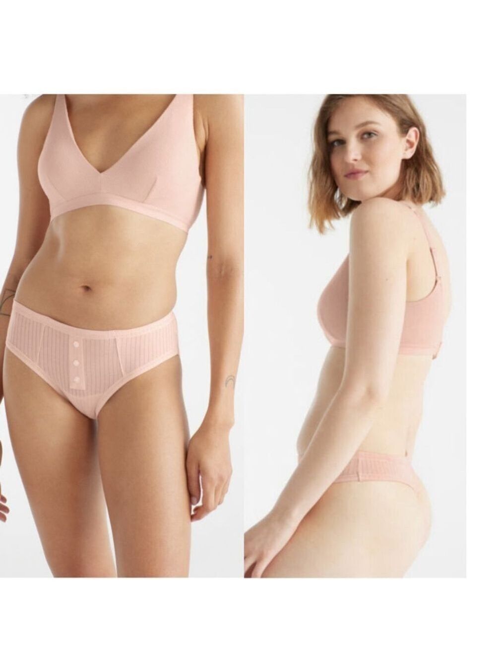 NEW knix | Micro Modal Essential Thong in peony pink